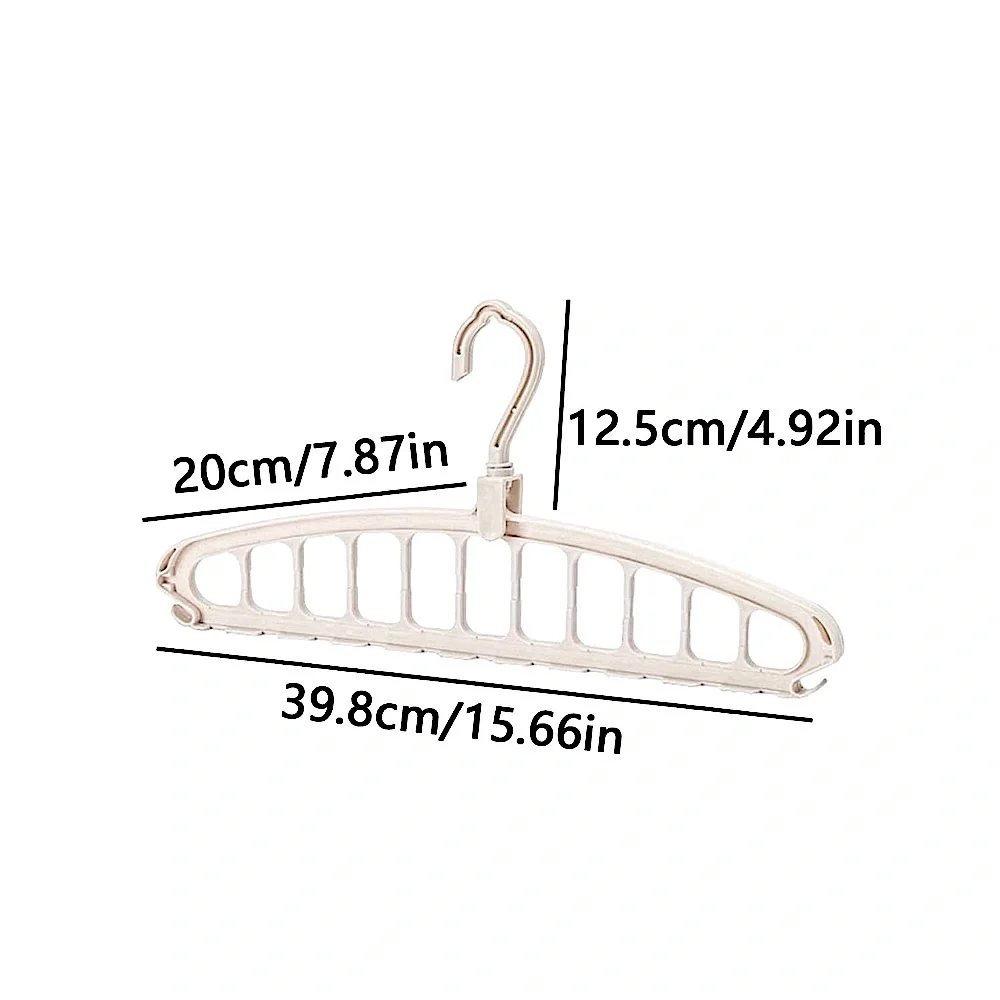 white space saving closet hanger | 360 spin rotation